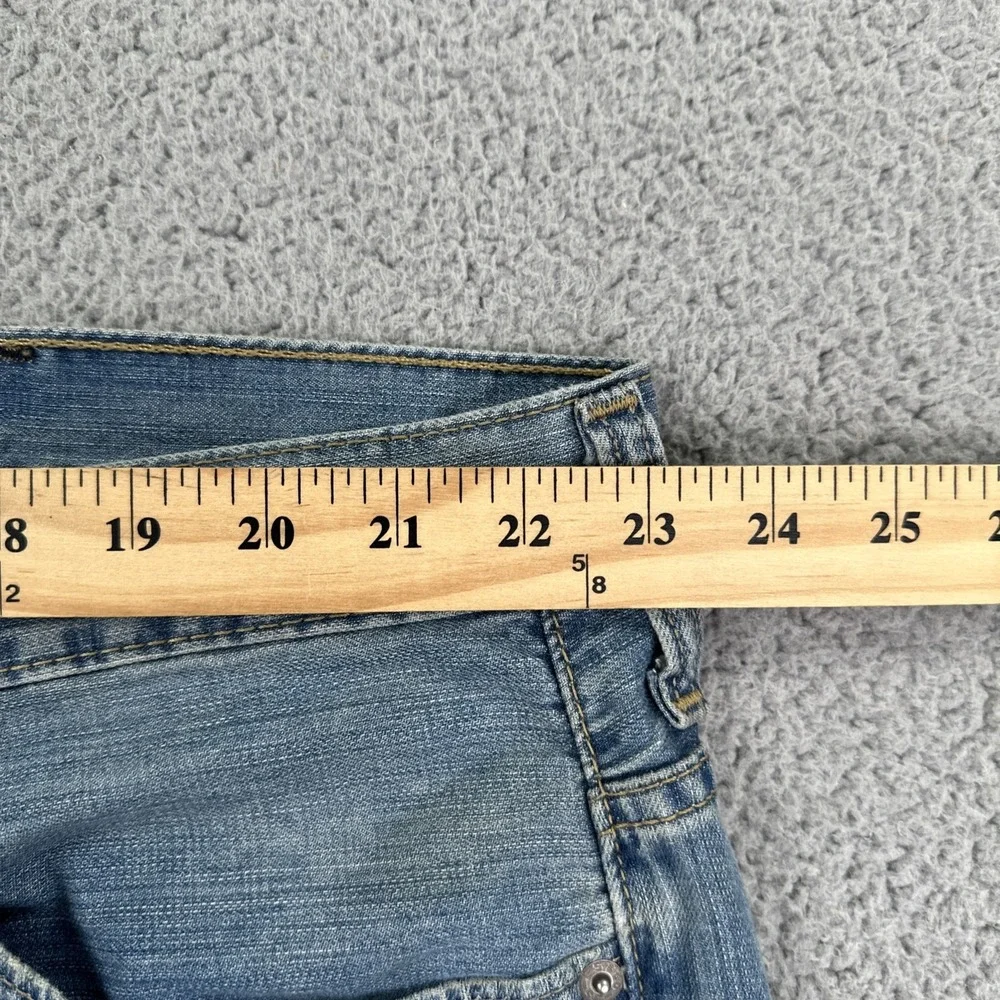 Levi's 569 Loose Straight Jeans Men 44x30 Blue Whiskered Light Wash Workwear